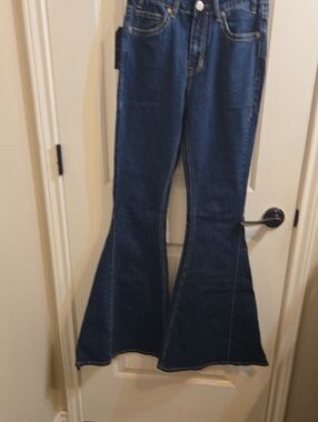 Rock&Roll Denim Dark Blue Flare Women’s Jeans
